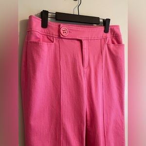 Barbie Pink Crop pique pants, Size 10